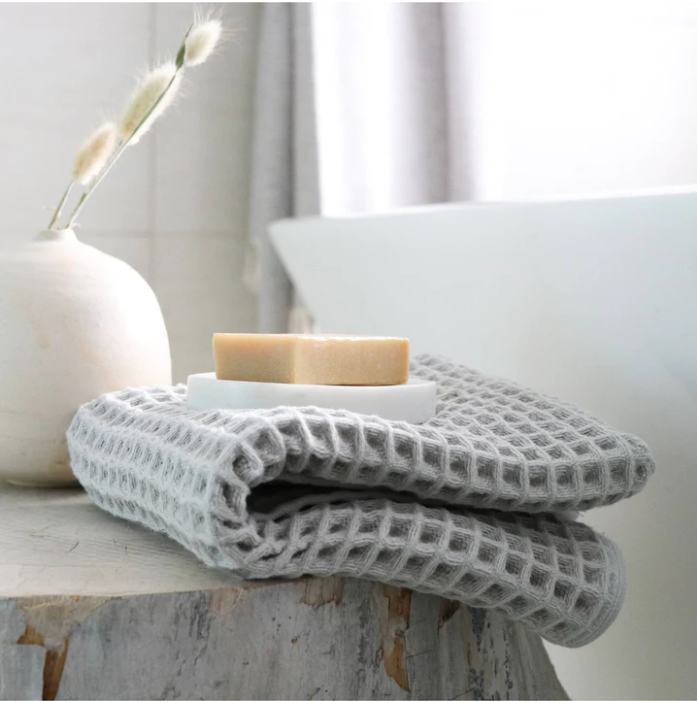 Turkish Waffle Towel - Light Grey