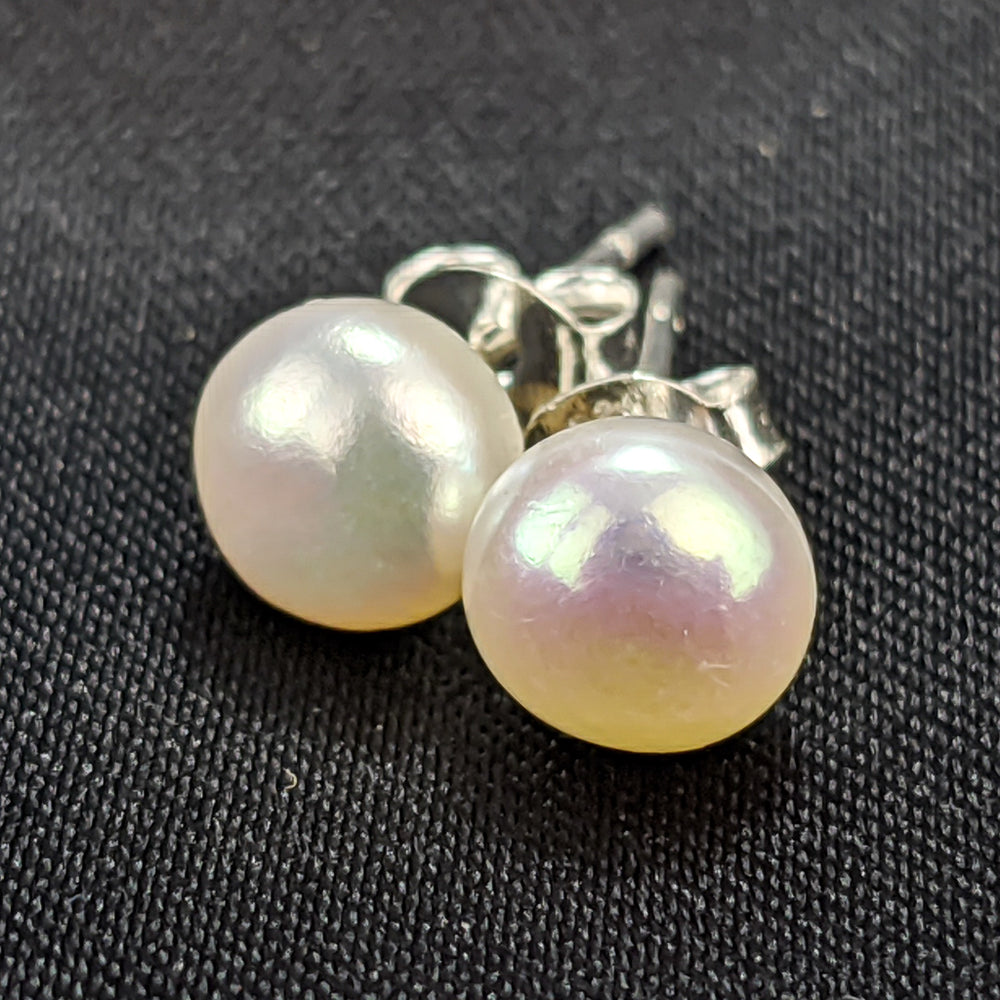 Pearl Stud Earrings