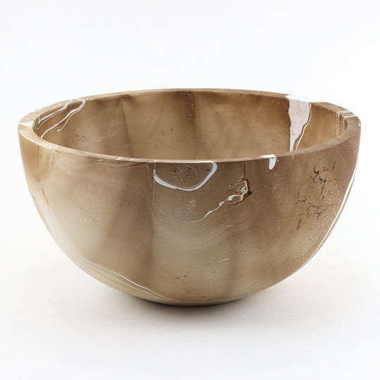 Mango Wood Large Bowl - 10" (Latte)