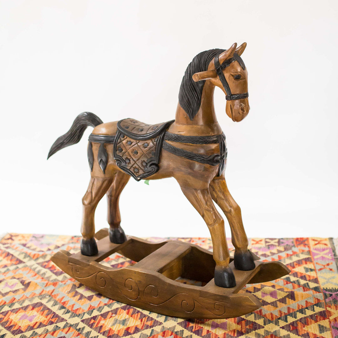 Cheval à bascule pour enfants