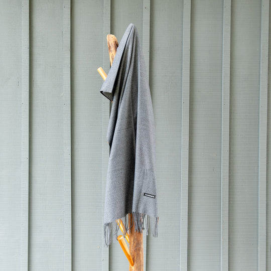 Cashmere Feel Scarf- Grey