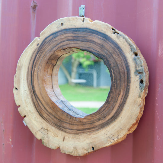 Live Edge Sono Wood Mirror - Small