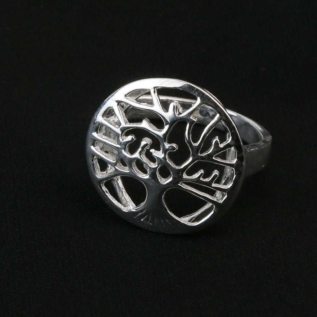 Thai Sterling Silver Tree of Life Ring