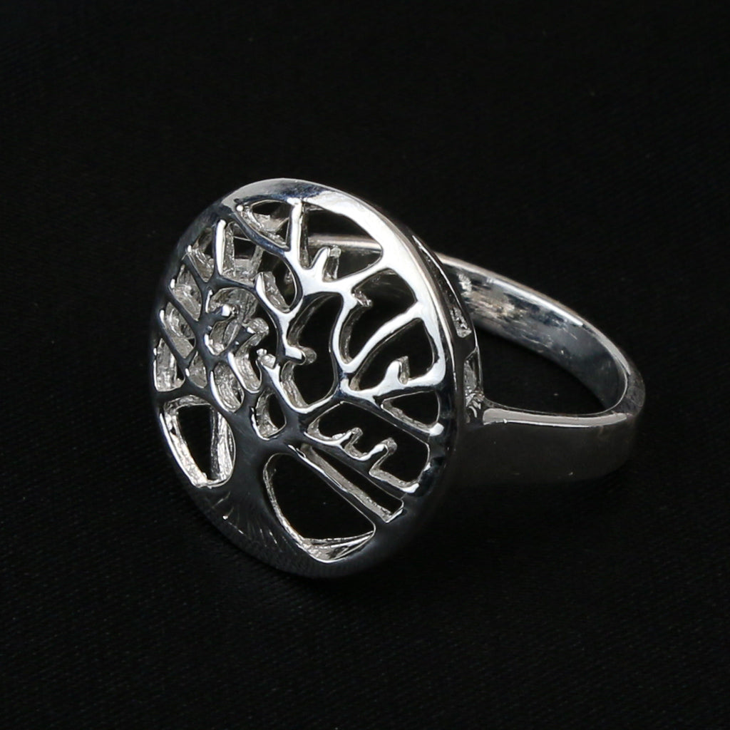 Thai Sterling Silver Tree of Life Ring