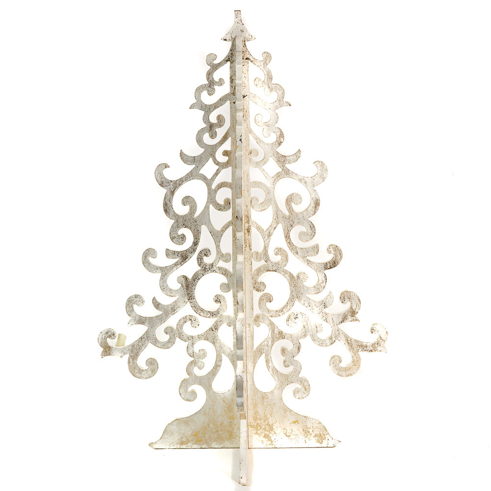 Scroll Tree - White