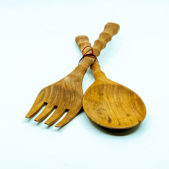 Teak Salad Tongs - Large