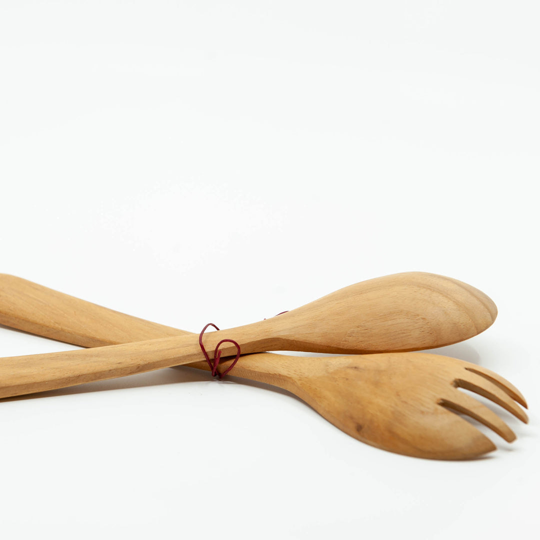 Teak Salad Tongs - Small