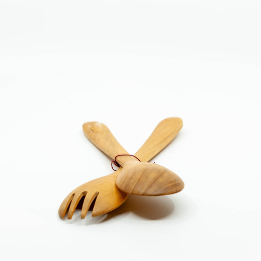 Teak Salad Tongs - Small